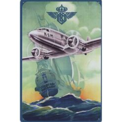 KLM Vliegende Hollander - metalen bord