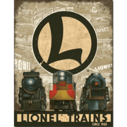Lionel Trains Since 1900 - metalen bord