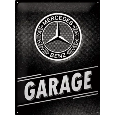 Mercedes Garage - metalen bord