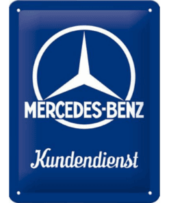 Mercedes Kundendienst - metalen bord