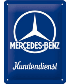 Mercedes Kundendienst - metalen bord