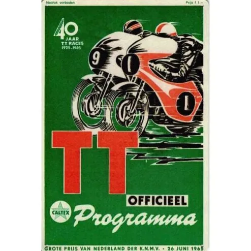 Motorsport TT Assen - metalen bord