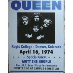 Queen Regis College - metalen bord