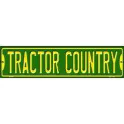 Tractor Country - metalen bord