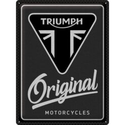 Triumph - Original Motorcycles - metalen bord