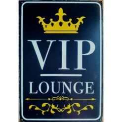 VIP - metalen bord