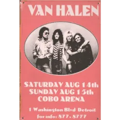 Van Halen - metalen bord