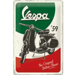 Vespa Original Italian - metalen bord