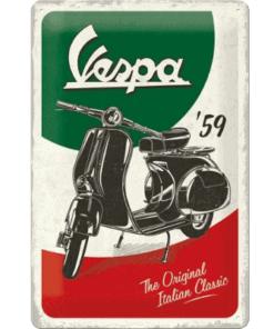 Vespa Original Italian - metalen bord