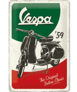 Vespa Original Italian - metalen bord