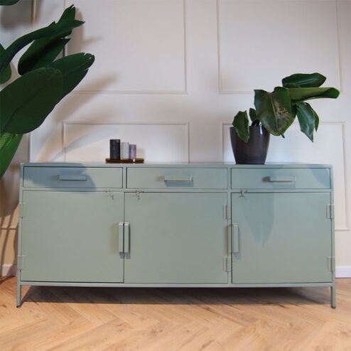 Figue dressoir 180cm olijfgroen