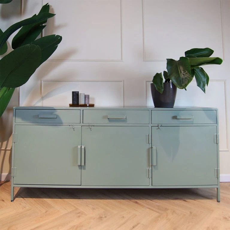 Vitrinekast-groen-groot-1