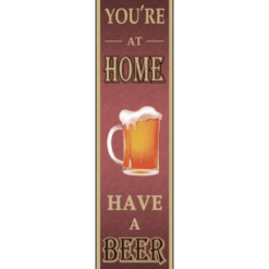 You are at Home - metalen bord