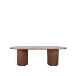 Eettafel Jonah walnoot Eikenhout ovaal 240cm