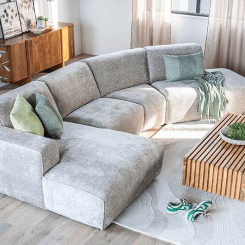 Launa Modulaire hoekbank Taupe