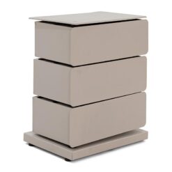 Rodman industrieel Schoenenkast 3 lade Taupe metaal