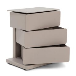 Rodman industrieel Schoenenkast 3 lade Taupe metaal