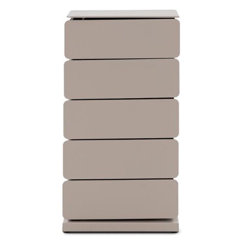 Rodman industrieel Schoenenkast 5 lade Taupe metaal