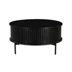 Salontafel Martin Zwart Rond 80cm