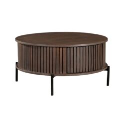 Salontafel Martin Walnoot Rond 80cm