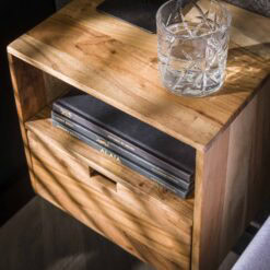 Wyatt Zwevend Nachtkastje set van 2 Acacia