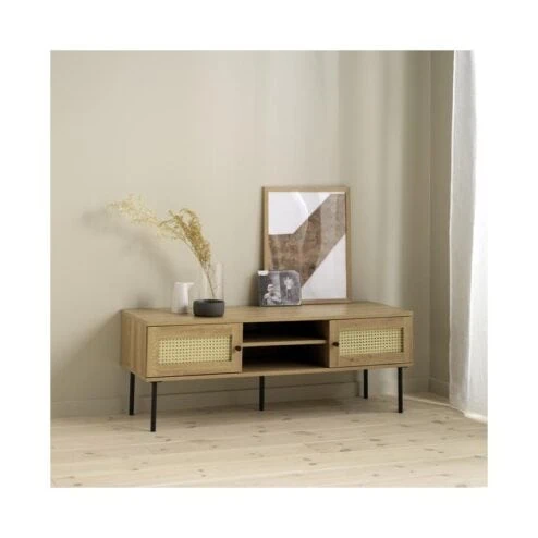 Pernille Tv meubel Naturel rotan 120cm