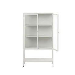 Tommy Vitrinekast Zwart 90cm