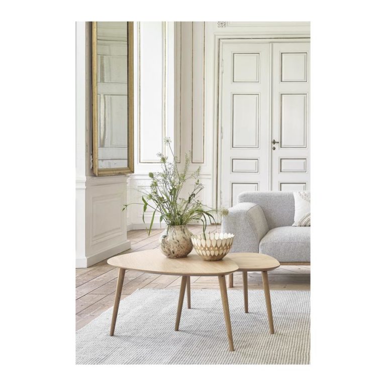 Ada Salontafel set van 2 driehoek Naturel