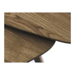 Ada Salontafel set van 2 driehoek Bruin