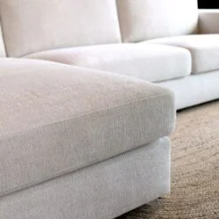 Bank Uno Chaise longue links Modesto wit