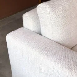 Bank Uno Chaise longue links Modesto wit