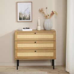 Pernille Ladekast Naturel rotan 80cm