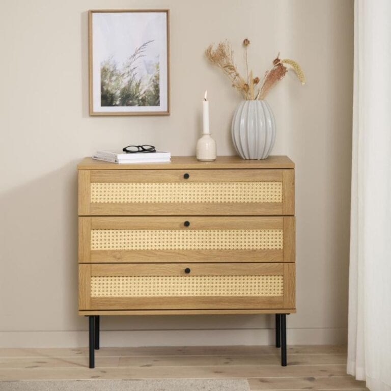 Pernille Ladekast Naturel rotan 80cm