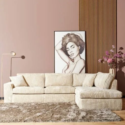 Sterre Hoekbank 2,5 zits + Sofa R | 5 jaar garantie |