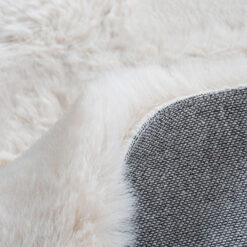 Suave vloerkleed kiezelvorm ivoor 160cm x 230cm