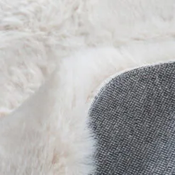 Suave vloerkleed kiezelvorm ivoor 160cm x 230cm