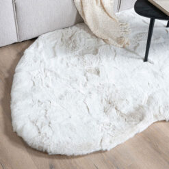 Suave vloerkleed organische vorm ivoor 160cm x 230cm