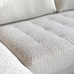 Bank Oreo Chaise longue links bouclé wit