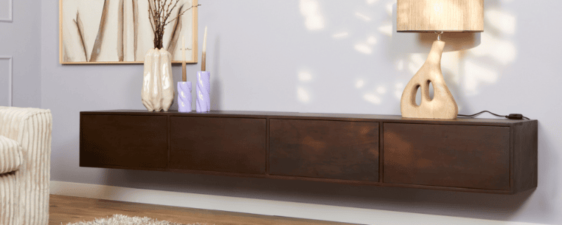 Hoogte zwevend tv meubel