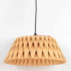 Hanglamp Maze 1-lichts licht hout
