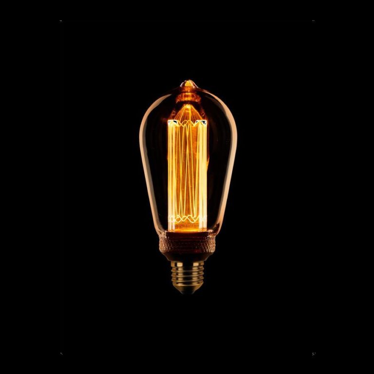 Led lamp Kooldraad Druppel E27 Amber