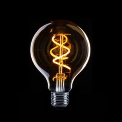 Led lamp Spiraal met Sensor Rond 8cm Helder E27