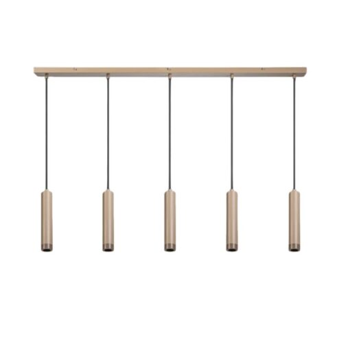 Miller 5-lichts hanglamp zand