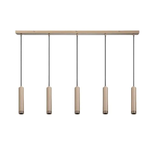 Miller 5-lichts hanglamp zand