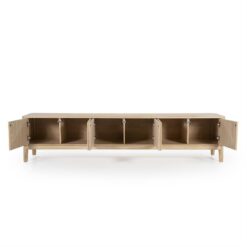 Remi open Vakkenkast XL Zwart 200cm