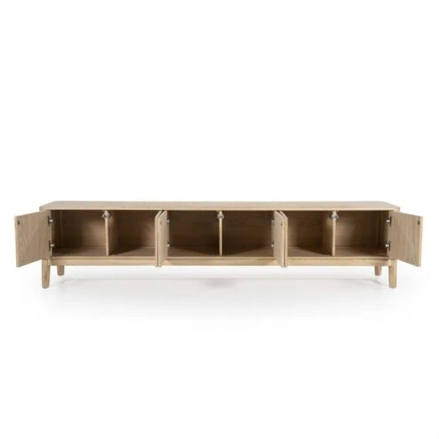 Remi open Vakkenkast XL Zwart 200cm