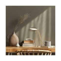 Fargo 1-lichts Bureaulamp Brons