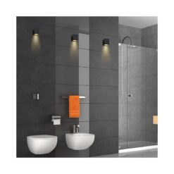 Carcer 1-lichts Buitenlamp vierkant Zwart inclusief lichtbron