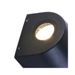 Carcer 1-lichts Buitenlamp pion Zwart inclusief lichtbron