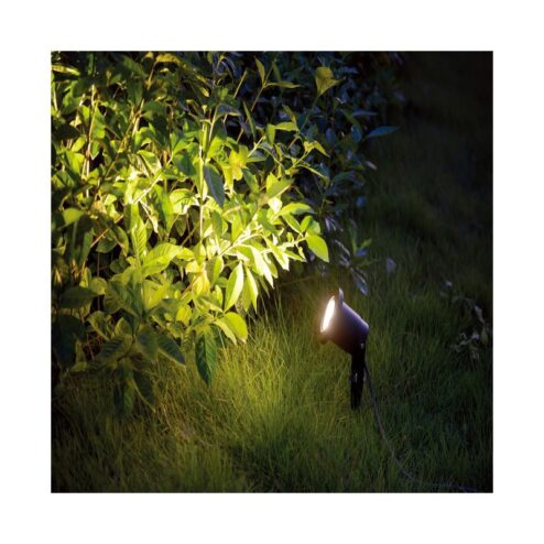 Nivo 1-lichts Buitenlamp grondspot Zwart inclusief lichtbron